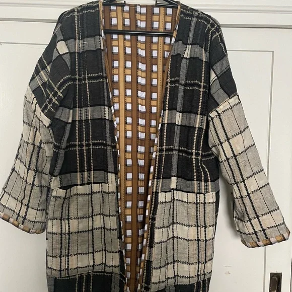 NWT Ace and Jig reversible short duster
